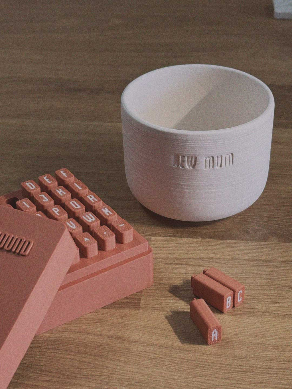 Alphabet Clay Stamps Set