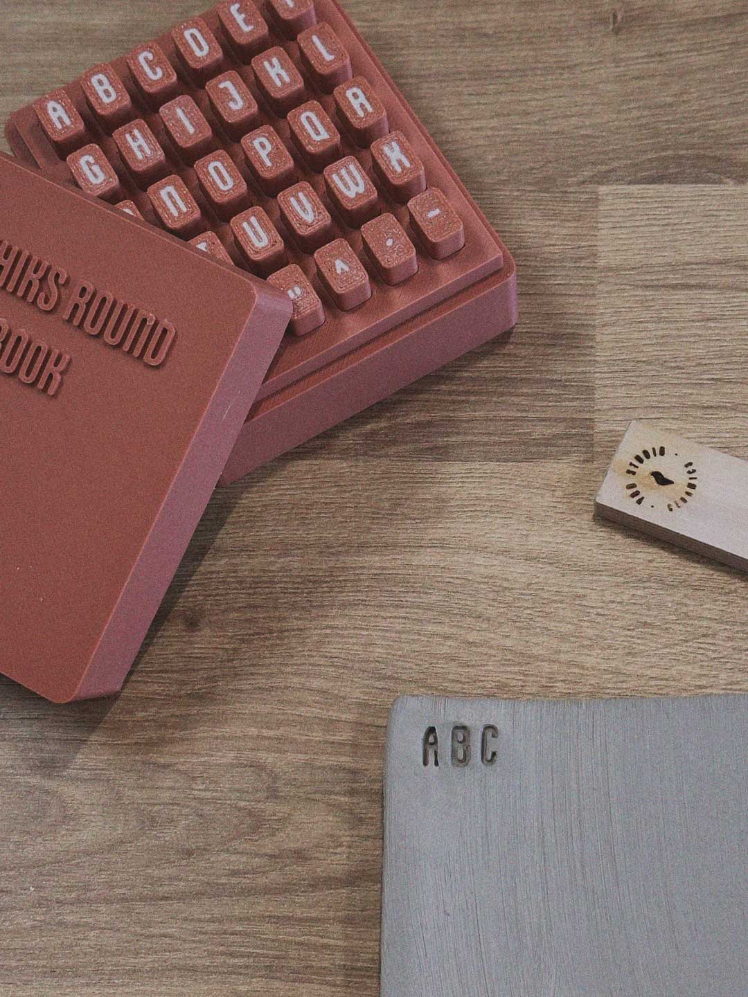Alphabet Clay Stamps Set